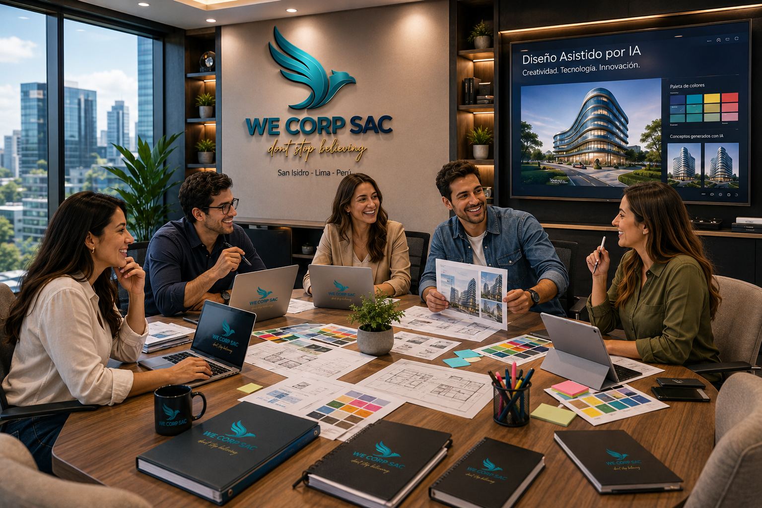 WE CORP SAC — oficina